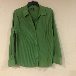 Green button up